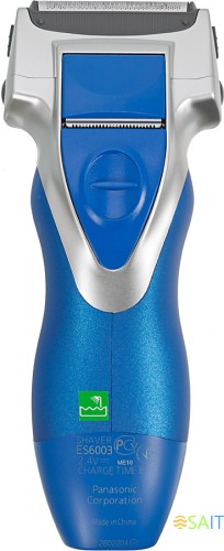 Бритва сетчатая Panasonic ES6003 реж.эл.:3 питан.:аккум. синий/серебристый