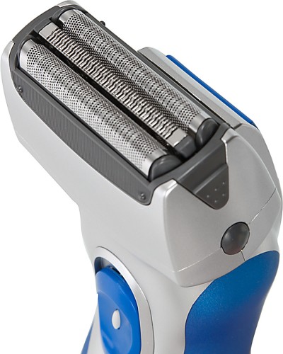 Бритва сетчатая Panasonic ES6003 реж.эл.:3 питан.:аккум. синий/серебристый