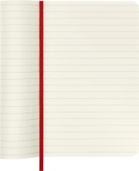 Блокнот Moleskine CLASSIC SOFT QP611F2 Pocket 90x140мм 192стр. линейка мягкая обложка красный