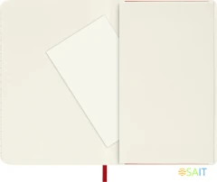 Блокнот Moleskine CLASSIC SOFT QP611F2 Pocket 90x140мм 192стр. линейка мягкая обложка красный
