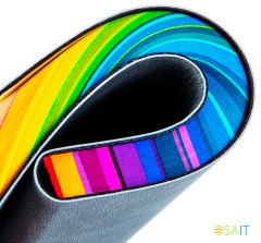 Блокнот Deli 3183GREY 205х143мм искусст. кожа 112л серый