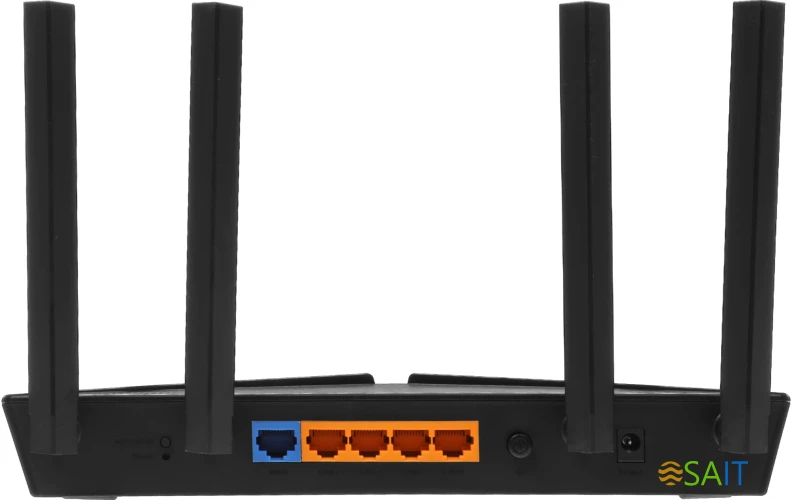 Роутер беспроводной TP-Link Archer AX3000 AX3000 10/100/1000BASE-TX черный