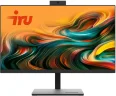 Моноблок IRU Агат 635 23.8" Full HD i5 12400 (2.5) 16Gb SSD512Gb UHDG 730 Free DOS GbitEth WiFi BT Cam черный 1920x1080