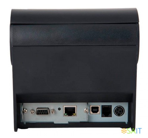 Термопринтер Mertech G80i (1016) 203dpi 250мм/с/USB/RS232/Eth для печ.чеков. черный