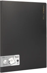 Папка с 30 прозр.вклад. Deli Nusign NS517BLACK A4 полипропилен черный