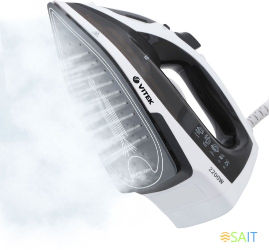 Утюг Vitek Metropolis 8338-VT-01 2200Вт черный/белый