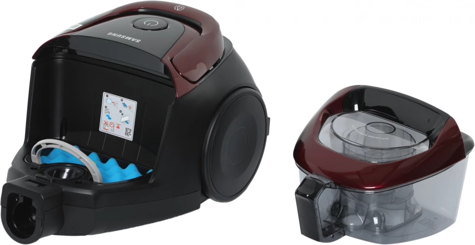 Пылесос Samsung VC18M31A0HP/EV 1800Вт бордовый/черный