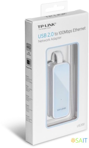 Сетевой адаптер Ethernet TP-Link UE200 USB 2.0