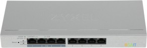 Коммутатор Zyxel GS1200-8HPV2-EU0101F (L2) 8x1Гбит/с 4PoE+ 60W управляемый