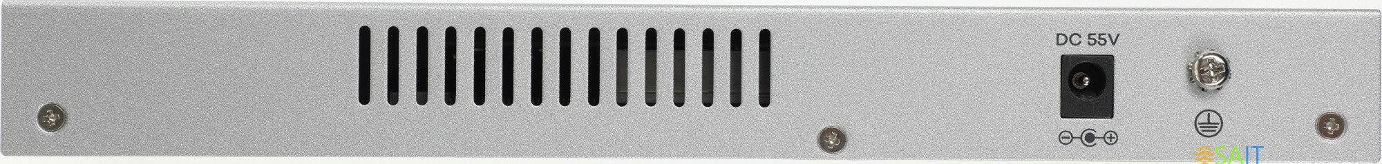 Коммутатор Zyxel GS1200-8HPV2-EU0101F (L2) 8x1Гбит/с 4PoE+ 60W управляемый