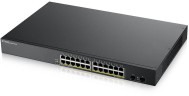 Коммутатор Zyxel GS190024HPV2-EU0101F (L2) 24x1Гбит/с 2SFP 24PoE+ 170W управляемый