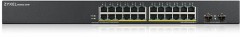 Коммутатор Zyxel GS190024HPV2-EU0101F (L2) 24x1Гбит/с 2SFP 24PoE+ 170W управляемый