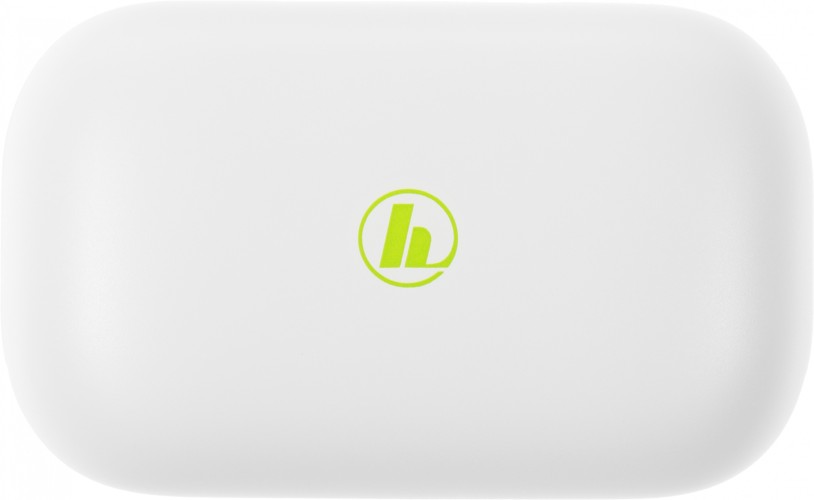 Гарнитура внутриканальные Hama Spirit Chop белый/зеленый беспроводные bluetooth в ушной раковине (00184081)