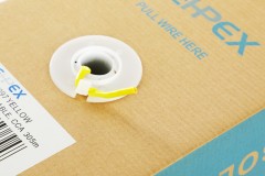 Кабель сетевой UTP 4 пары cat.5E solid 0.45мм CCA 305м желтый