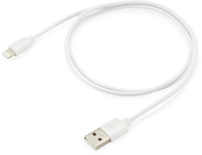 Кабель Buro BHP LIGHTNING 0.8 USB (m)-Lightning (m) 0.8м белый