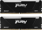 Память DDR4 2x16GB 3200MHz Kingston KF432C16BB2AK2/32 Fury Beast RGB RTL Gaming PC4-25600 CL16 DIMM 288-pin 1.35В kit single rank с радиатором Ret