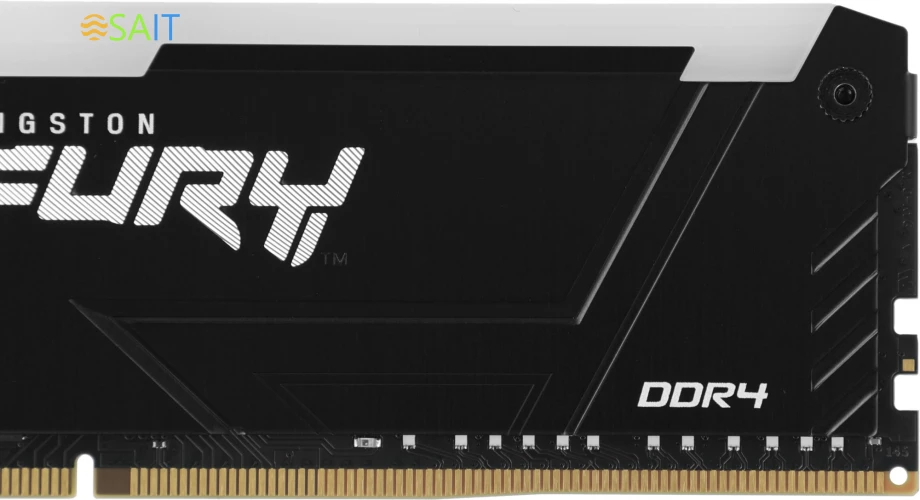 Память DDR4 2x16GB 3200MHz Kingston KF432C16BB2AK2/32 Fury Beast RGB RTL Gaming PC4-25600 CL16 DIMM 288-pin 1.35В kit single rank с радиатором Ret