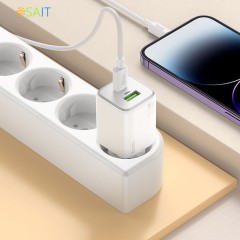 Сетевое зар./устр. Hoco N41 Almighty White 20W 3A (PD+QC+AFC) универсальное белый