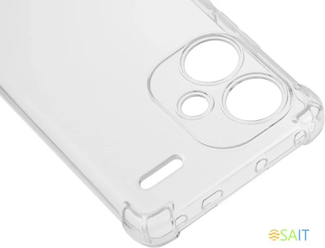 Чехол (клип-кейс) BoraSCO для Xiaomi Redmi Note 13 Pro + прозрачный (73004)