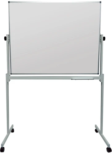 Доска магнитно-маркерная Silwerhof Daily белый 100x120см алюминиевая рама на роликах вращающаяся