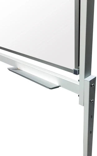 Доска магнитно-маркерная Silwerhof Daily белый 100x120см алюминиевая рама на роликах вращающаяся
