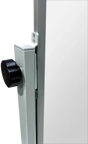 Доска магнитно-маркерная Silwerhof Daily белый 100x120см алюминиевая рама на роликах вращающаяся