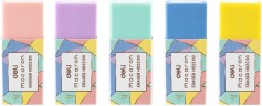 Ластик Deli EH02200 Macaron 50x20x11мм ассорти пласт.туб.
