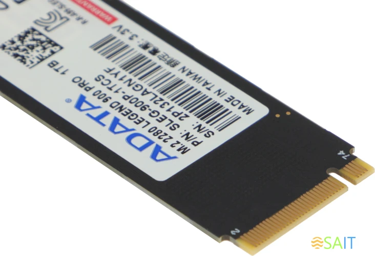 Накопитель SSD A-Data PCIe 4.0 x4 1TB SLEG-900P-1TCS Legend 900 Pro M.2 2280