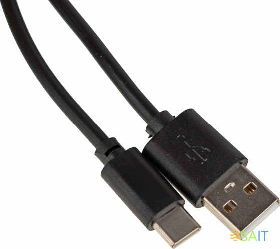 Кабель USB (m)-USB Type-C (m) 2м черный
