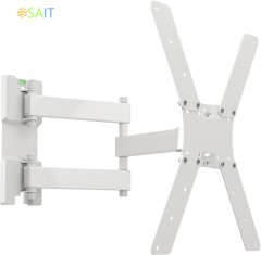Кронштейн для телевизора Holder LCD-5566-W белый 32"-55" макс.45кг настенный поворотно-выдвижной и наклонный