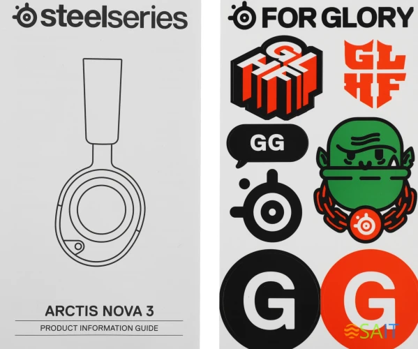 Наушники с микрофоном Steelseries Arctis Nova 3 черный 1.2м накладные оголовье (61631)