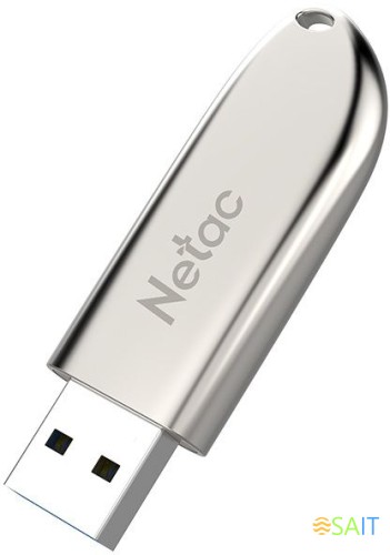 Флеш Диск Netac 128Gb U352 NT03U352N-128G-30PN USB3.0 серебристый