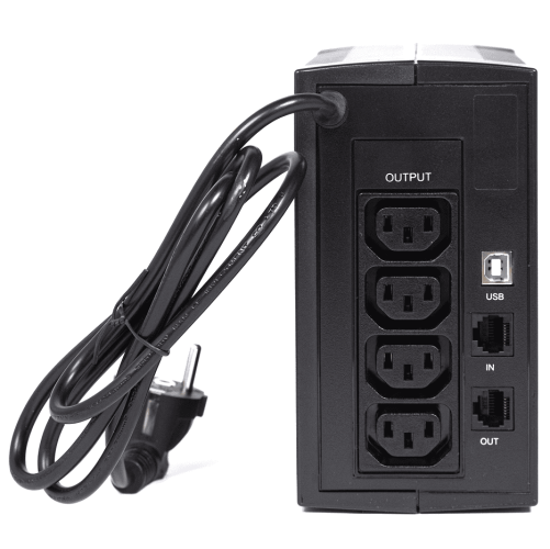 ИБП ЮНИОР 850, 850/480 ВА/Вт, LED, USB, RJ11/RJ45, IEC-C13x4 Импульс JN85104