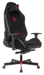 Кресло игровое A4Tech Bloody GC-450 черный текстиль/эко.кожа с подголов. крестов. металл черный