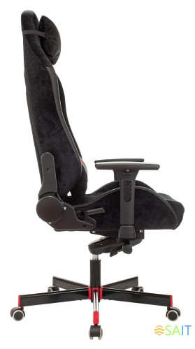 Кресло игровое A4Tech Bloody GC-450 черный текстиль/эко.кожа с подголов. крестов. металл черный