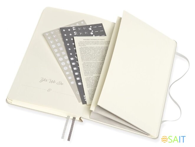 Блокнот Moleskine PASSION WEDDING PASWEDD Large 130х210мм 400стр. подар.кор. светло-серый