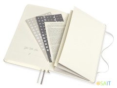 Блокнот Moleskine PASSION WEDDING PASWEDD Large 130х210мм 400стр. подар.кор. светло-серый