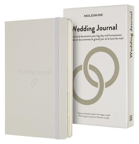 Блокнот Moleskine PASSION WEDDING PASWEDD Large 130х210мм 400стр. подар.кор. светло-серый