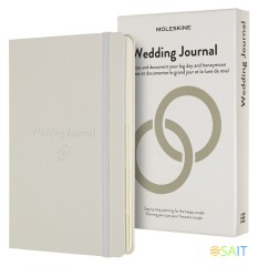 Блокнот Moleskine PASSION WEDDING PASWEDD Large 130х210мм 400стр. подар.кор. светло-серый