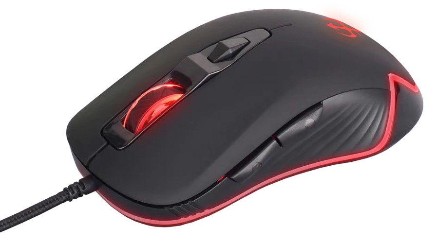 Мышь Оклик 925G STORM черный оптическая 3200dpi USB 6but (499553)