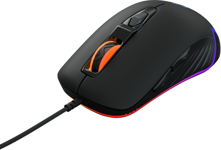 Мышь Оклик 925G STORM черный оптическая 3200dpi USB 6but (499553)