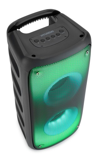 Минисистема Hyundai H-MC1230 черный 18Вт FM USB BT micro SD