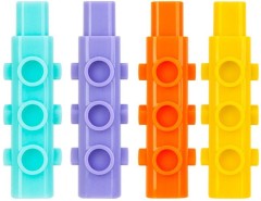 Колпачок-манжета для чернографитных карандашей Deli 69361 полипропилен ассорти (упак.:4шт)