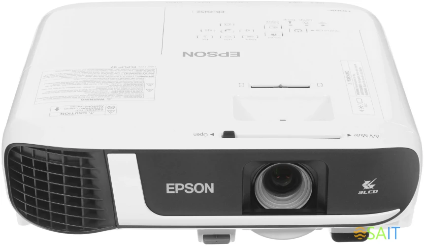 Проектор Epson EB-FH52 LCD 4000Lm (1920x1080) 16000:1 ресурс лампы:5500часов 1xUSB typeA 1xUSB typeB 2xHDMI 3.1кг