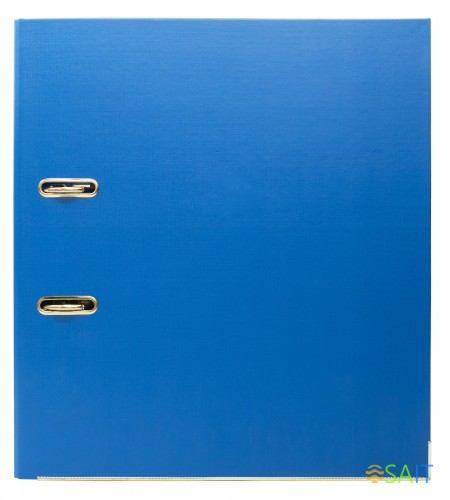 Папка-регистратор Silwerhof A4 50мм двусторон.ПВХ синий мет.окант. сборная смен.карм. на кор.