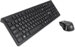 Клавиатура + мышь Оклик 250M клав:черный мышь:черный USB беспроводная slim (997834)