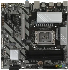 Материнская плата Gigabyte B860M D3HP Soc-1851 Intel B860 4xDDR5 mATX AC`97 8ch(7.1) GbLAN RAID+HDMI+DP