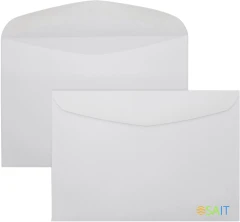 Конверт Silwerhof Eco 250.100 C5 162x229мм белый клеевой слой 80г/м2 (pack:100pcs)