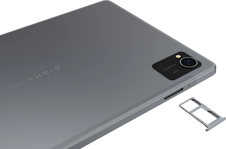 Планшет Digma Pro HIT 16 T616 (2.0) 8C RAM6Gb ROM128Gb 10.4" IPS 2000x1200 4G 2Sim Android 13 серый 13Mpix 5Mpix BT WiFi microSD 1Tb 7000mAh