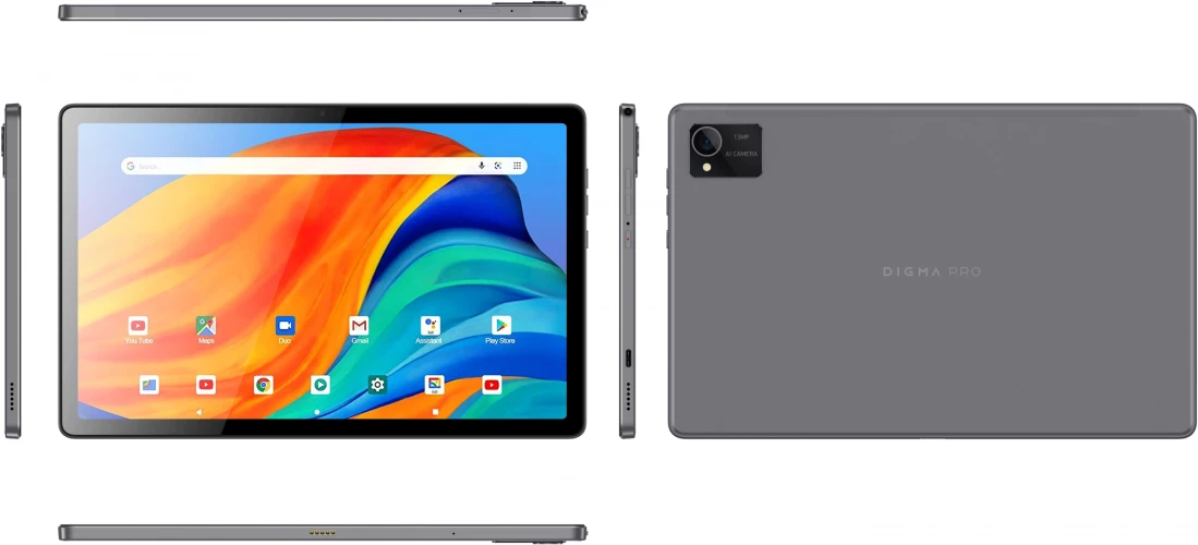 Планшет Digma Pro HIT 16 T616 (2.0) 8C RAM6Gb ROM128Gb 10.4" IPS 2000x1200 4G 2Sim Android 13 серый 13Mpix 5Mpix BT WiFi microSD 1Tb 7000mAh